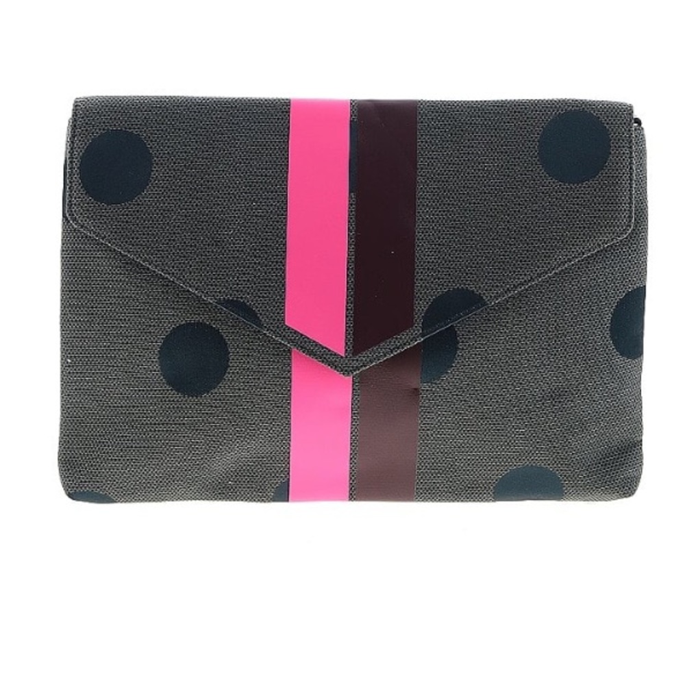 Stella & Dot Bellamy Dot Stripe Clutch